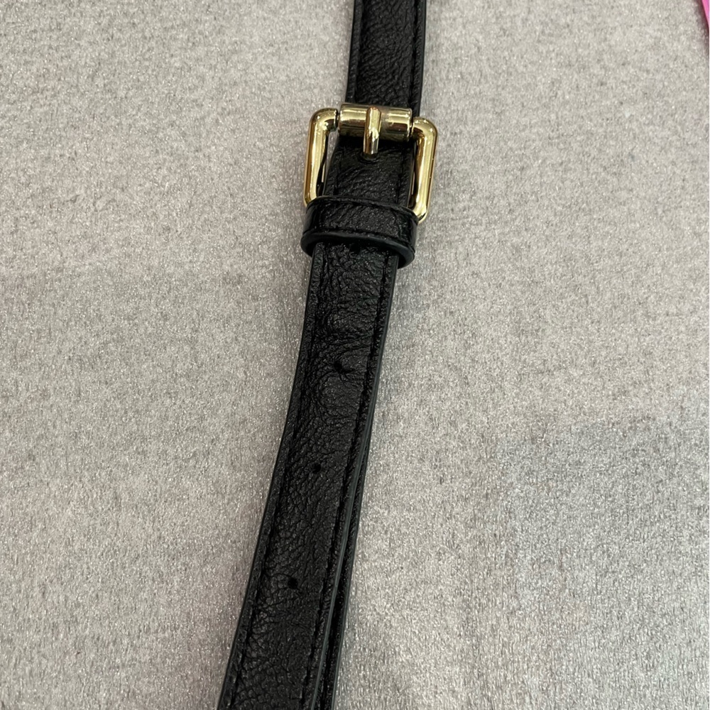 Guess Embossed Black Faux Leather Studded Crossbody Bag Jaguar - Picture 11 of 15